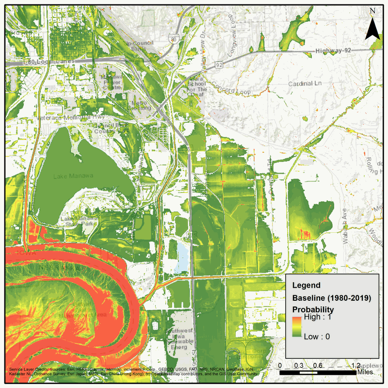 Probabilistic flood hazard mapping